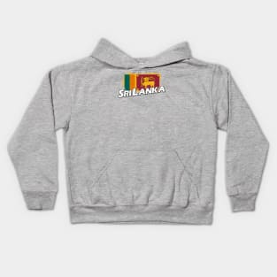 Sri Lanka flag Kids Hoodie